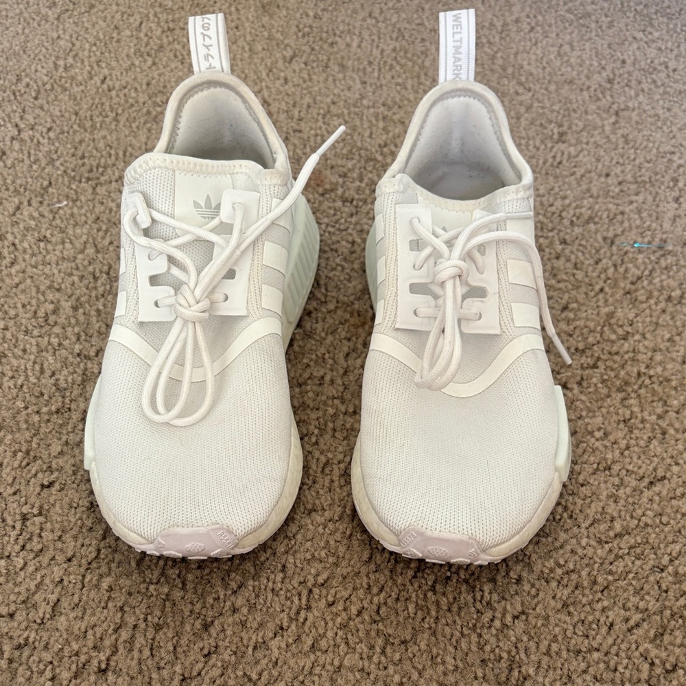 Adidas Kids White Sneakers